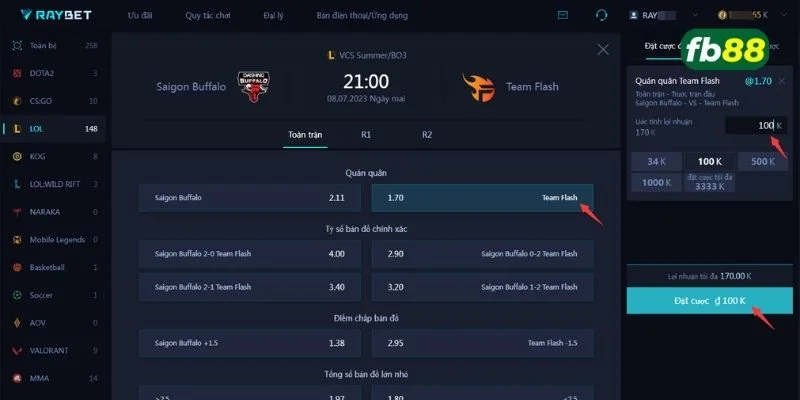 Cược thể thao điện tử FB88 - Esport muốn thắng lớn cần có nhiều kinh nghiệm.
