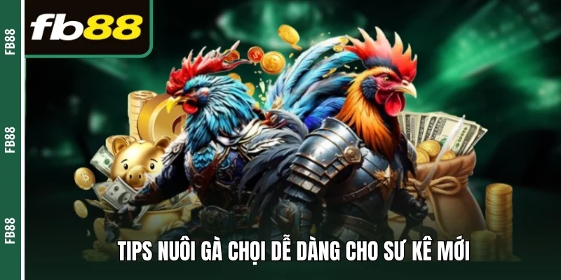 Tips nuôi gà chọi dễ dàng cho sư kê mới 